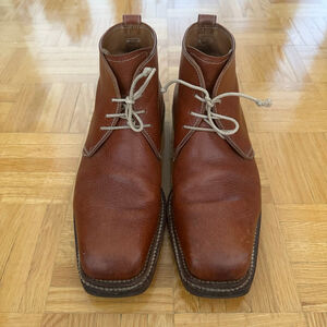 Bettanin Venturi Leather Ankle Boots Mens Size 8.5 US